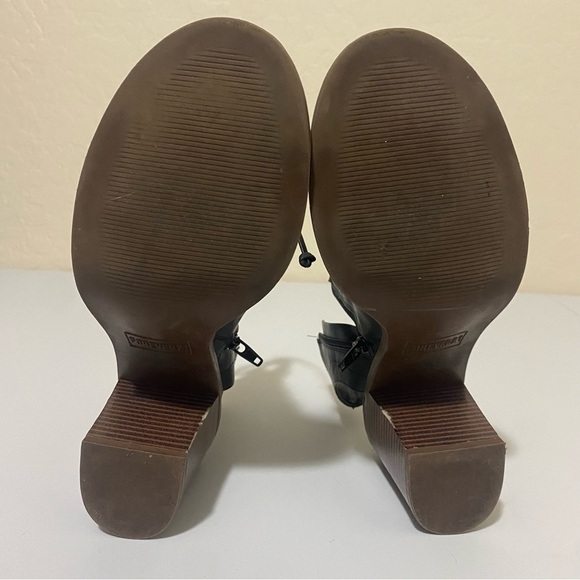 Forever 21 black lace up open toed booties Size 9 - Picture 7 of 7